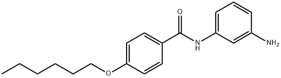 N-(3-Aminophenyl)-4-(hexyloxy)benzamide Struktur