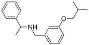 N-(3-Isobutoxybenzyl)-1-phenyl-1-ethanamine Struktur