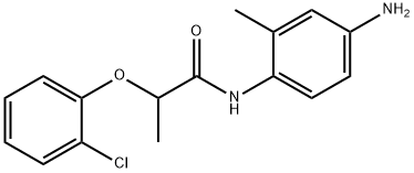 N-(4-Amino-2-methylphenyl)-2-(2-chlorophenoxy)-propanamide Struktur