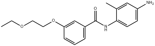 N-(4-Amino-2-methylphenyl)-3-(2-ethoxyethoxy)-benzamide Struktur