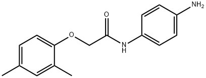 N-(4-Aminophenyl)-2-(2,4-dimethylphenoxy)acetamide Struktur