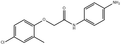 N-(4-Aminophenyl)-2-(4-chloro-2-methylphenoxy)-acetamide Struktur