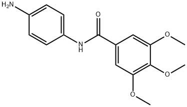 N-(4-Aminophenyl)-3,4,5-trimethoxybenzamide Struktur