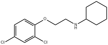 N-[2-(2,4-Dichlorophenoxy)ethyl]cyclohexanamine Struktur