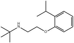 N-[2-(2-Isopropylphenoxy)ethyl]-2-methyl-2-propanamine Struktur