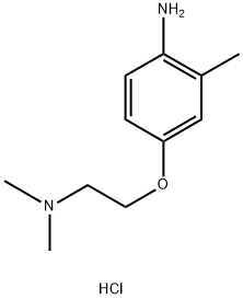 N-[2-(4-Amino-3-methylphenoxy)ethyl]-N,N-dimethylamine dihydrochloride Struktur