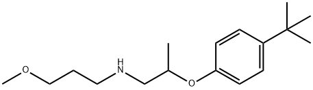 N-{2-[4-(tert-Butyl)phenoxy]propyl}-N-(3-methoxypropyl)amine Struktur