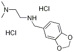 N'-Benzo[1,3]dioxol-5-ylmethyl-N,N-dimethyl-ethane-1,2-diamine dihydrochloride Struktur