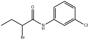 2-bromo-N-(3-chlorophenyl)butanamide Struktur