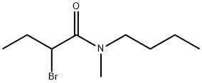 2-bromo-N-butyl-N-methylbutanamide Struktur