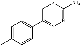 5-(4-methylphenyl)-6H-1,3,4-thiadiazin-2-amine Struktur