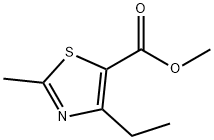 methyl 4-ethyl-2-methyl-1,3-thiazole-5-carboxylate Struktur