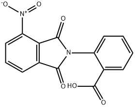 2-(4-nitro-1,3-dioxo-1,3-dihydro-2H-isoindol-2-yl)benzoic acid Struktur