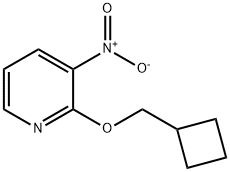 2-(CYCLOBUTYLMETHOXY)-3-NITROPYRIDINE Struktur