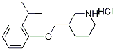 3-[(2-Isopropylphenoxy)methyl]piperidinehydrochloride Struktur