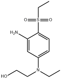 2-[3-Amino(ethyl)-4-(ethylsulfonyl)anilino]-1-ethanol Struktur