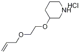 3-[2-(Allyloxy)ethoxy]piperidine hydrochloride Struktur