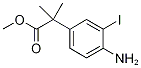 Methyl 2-(4-amino-3-iodophenyl)-2-methylpropanoate Struktur