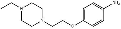 4-[2-(4-Ethyl-piperazin-1-yl)-ethoxy]-phenylamine Struktur