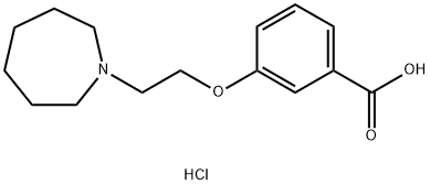 3-(2-Azepan-1-yl-ethoxy)-benzoic acidhydrochloride Struktur