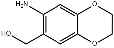 (7-Amino-2,3-dihydro-benzo[1,4]dioxin-6-yl)-methanol Struktur