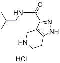 N-Isobutyl-4,5,6,7-tetrahydro-1H-pyrazolo-[4,3-c]pyridine-3-carboxamide hydrochloride Struktur