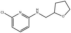 6-Chloro-N-(tetrahydro-2-furanylmethyl)-2-pyridinamine Struktur