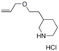 3-[2-(Allyloxy)ethyl]piperidine hydrochloride Struktur