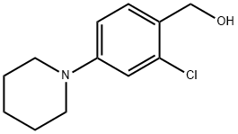 (2-Chloro-4-piperidinophenyl)methanol Struktur