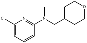 6-Chloro-N-methyl-N-(tetrahydro-2H-pyran-4-ylmethyl)-2-pyridinamine Struktur