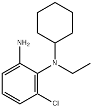 N-(2-Amino-6-chlorophenyl)-N-cyclohexyl-N-ethylamine Struktur