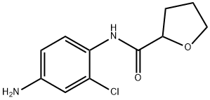 N-(4-Amino-2-chlorophenyl)tetrahydro-2-furancarboxamide Struktur