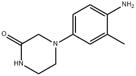 4-(4-Amino-3-methylphenyl)-2-piperazinone Struktur