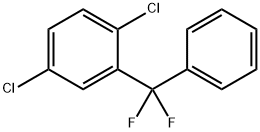 1,4-Dichloro-2-(difluorophenylmethyl)benzene Struktur