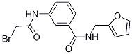 3-[(2-Bromoacetyl)amino]-N-(2-furylmethyl)-benzamide Struktur