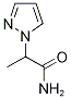 1H-pyrazole-1-acetamide, alpha-methyl- Struktur