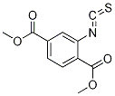 1,4-benzenedicarboxylic acid, 2-isothiocyanato-, dimethyl Struktur