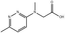 [Methyl-(6-methyl-pyridazin-3-yl)-amino]-acetic acid Struktur