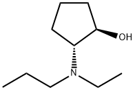 trans-2-[Ethyl(propyl)amino]cyclopentanol Struktur