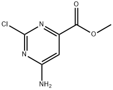 Methyl 6-amino-2-chloropyrimidine-4-carboxylate Struktur