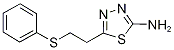5-[2-(Phenylthio)ethyl]-1,3,4-thiadiazol-2-amine Struktur
