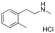 N-Methyl-2-(2-methylphenyl)-1-ethanamine hydrochloride Struktur