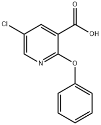 5-Chloro-2-phenoxynicotinic acid Struktur