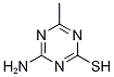 4-Amino-6-methyl-1,3,5-triazine-2-thiol Struktur