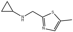 N-[(5-Methyl-1,3-thiazol-2-yl)methyl]-cyclopropanamine dihydrochloride Struktur