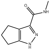 N-Methyl-1H,4H,5H,6H-cyclopenta-[c]pyrazole-3-carboxamide Struktur