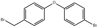 1-Bromo-4-[4-(bromomethyl)phenoxy]benzene Struktur