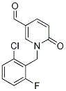 1-(2-Chloro-6-fluorobenzyl)-1,6-dihydro-6-oxopyridine-3-carboxaldehyde Struktur