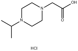 (4-ISOPROPYL-PIPERAZIN-1-YL)-ACETIC ACIDHYDROCHLORIDE Struktur