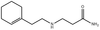 3-{[2-(1-CYCLOHEXEN-1-YL)ETHYL]AMINO}PROPANAMIDE Struktur